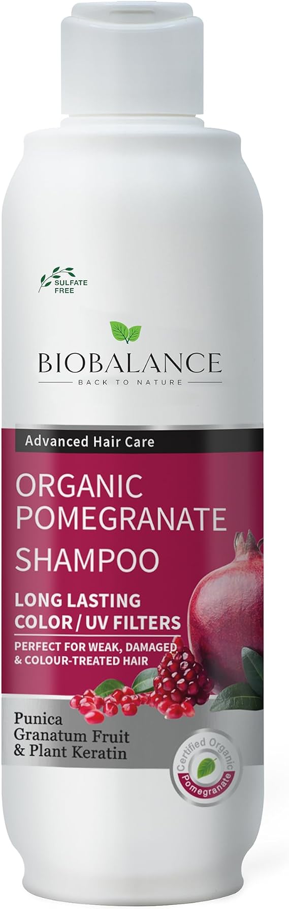 Biobalance Organic pomegranate shampoo
