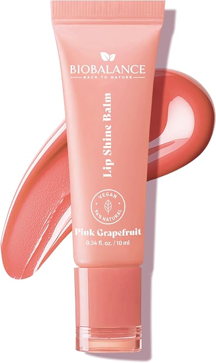 Biobalance Lip shine Balm Pink Grapefruit Surprise concept 10ML