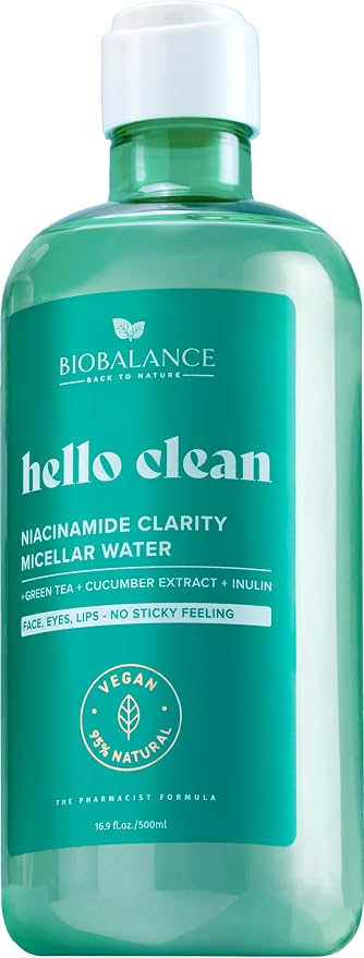 Biobalance Hello clean Niacinamide Clarity Micellar Water 500ML