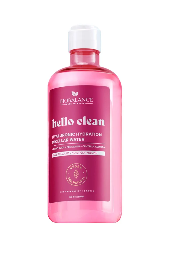 Biobalance Hello clean hyaluronic hydration Micellar water 500ML
