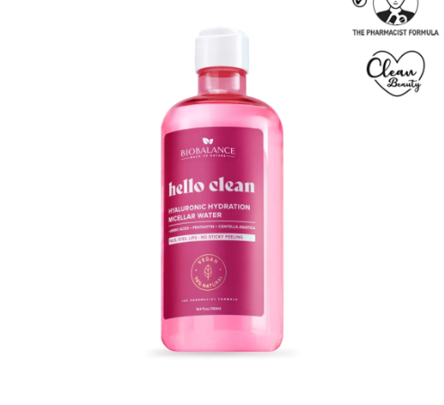 Biobalance Hello clean hyaluronic hydration Micellar water 500ML