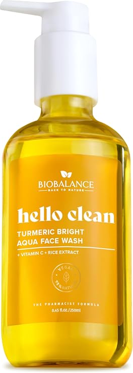 Biobalance Hello clean Turmeric Bright Aqua face wash 250ML