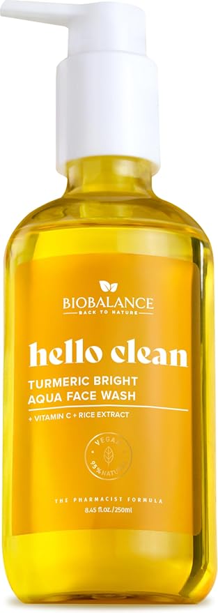 Biobalance Hello clean Turmeric Bright Aqua face wash 250ML