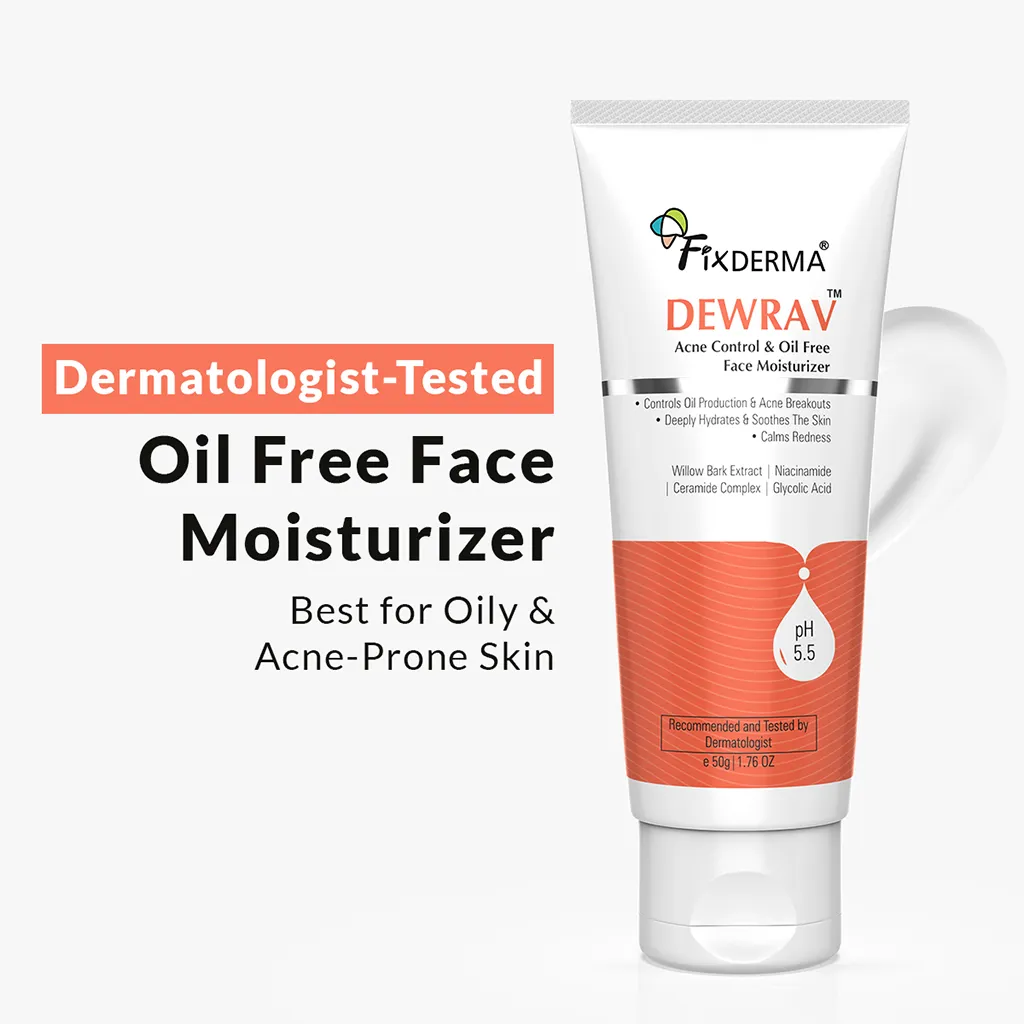 Dewrav Radiance & Oil Free Face Moisturiser 