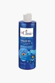 Shower gel blue flowers garden