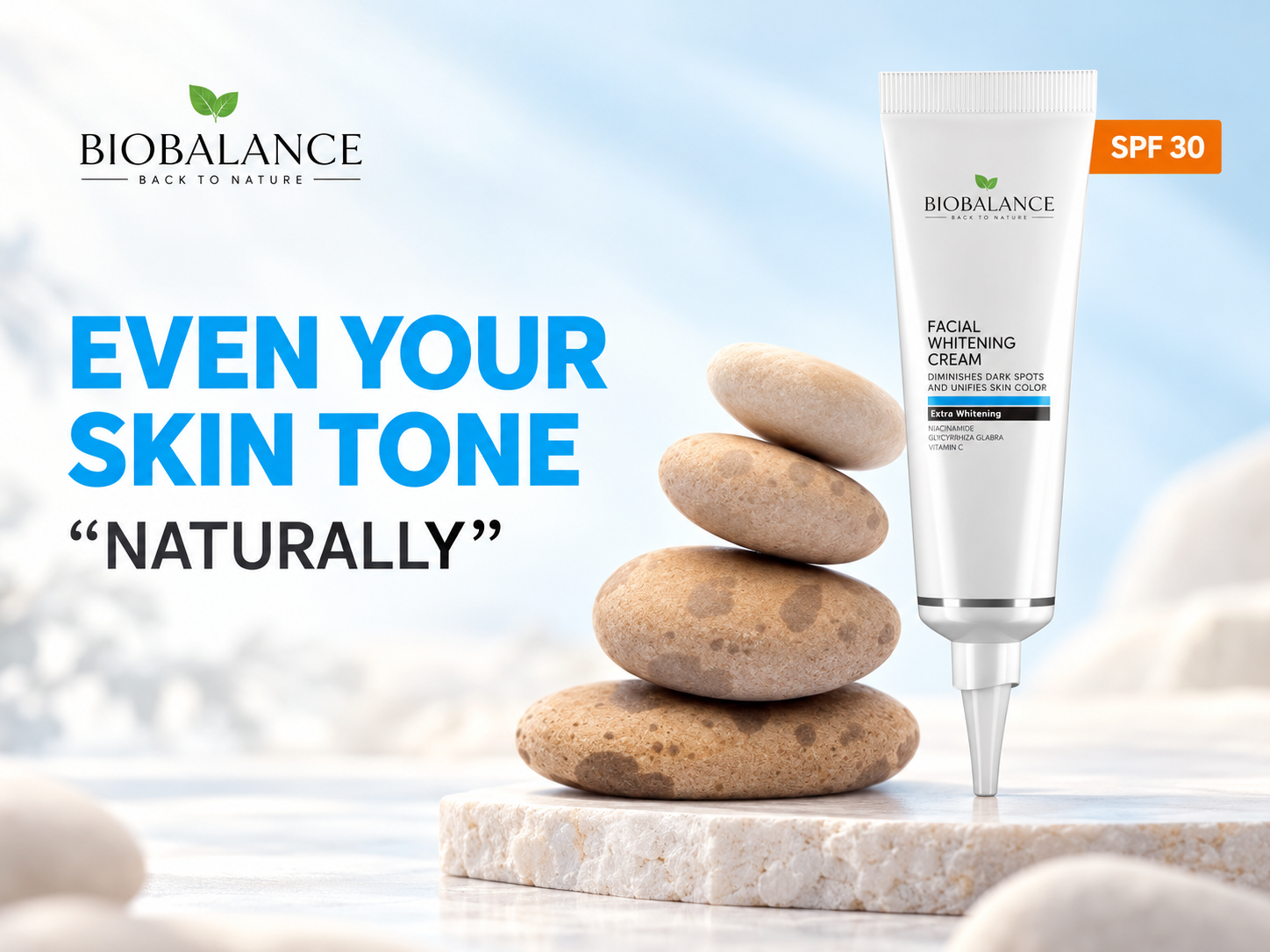 Skincare routine products
